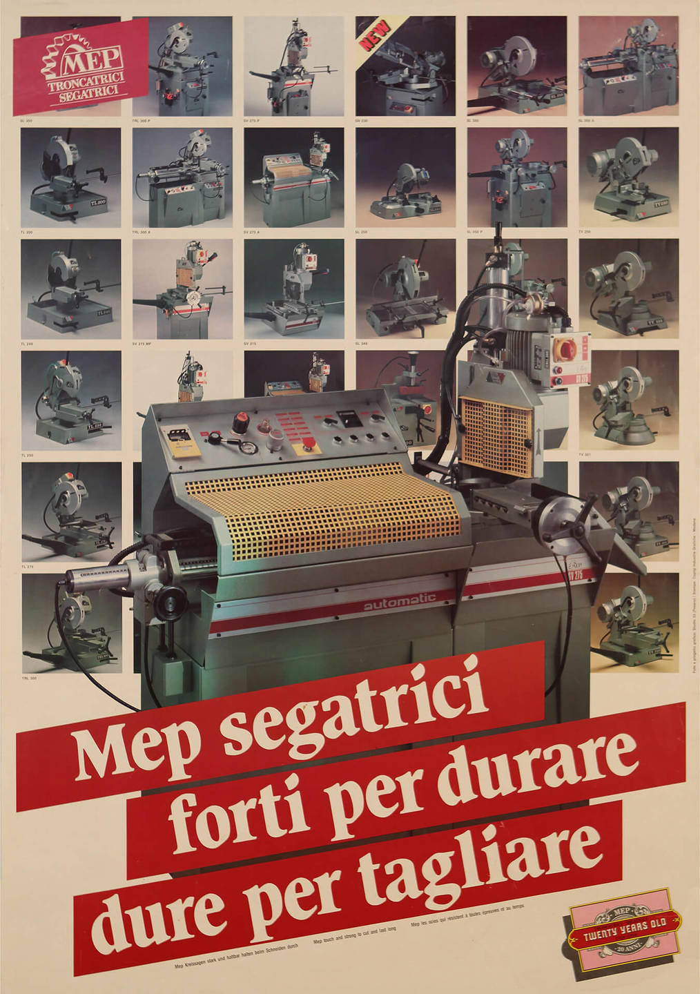 Circular sawing machines of Mep Segatrici  | © MEP S.p.A. - Circular and band sawing machines to cut metals