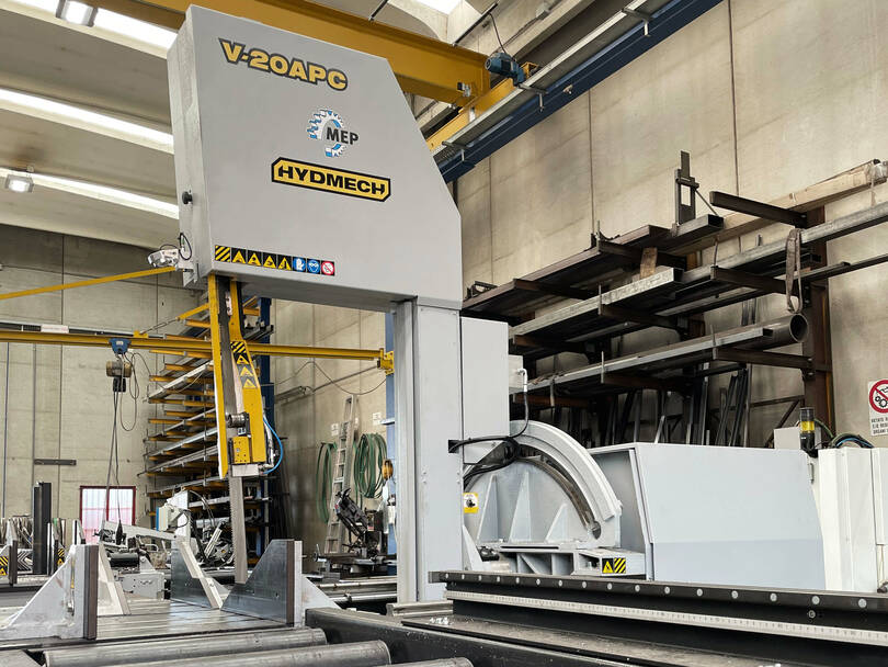 A great adventure in the metal construction world | © MEP S.p.A. - Circular and band sawing machines to cut metals