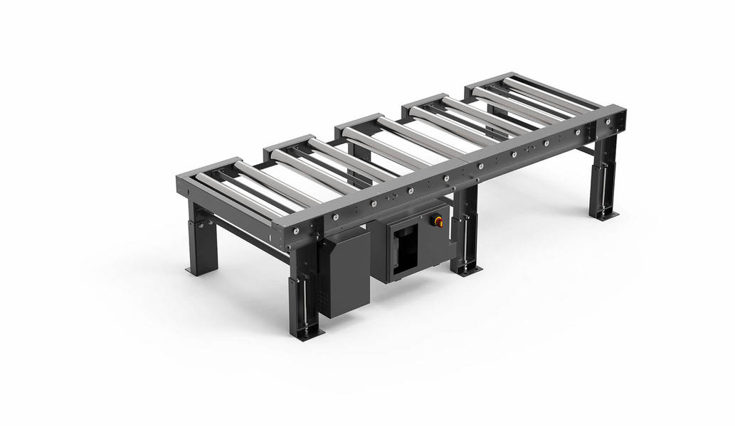 MOTORIZED ROLLER CONVEYOR | © MEP S.p.A. - Circular and band sawing machines to cut metals